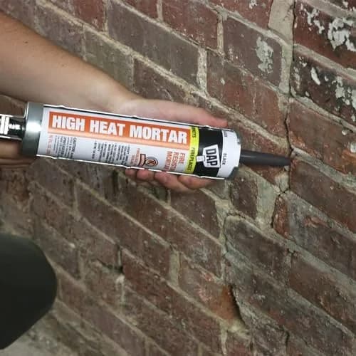DAP High Heat Mortar Fire Stop Caulk 10.1 oz. Pack of 2 | No Size, Black, US-Made thumbnail 6
