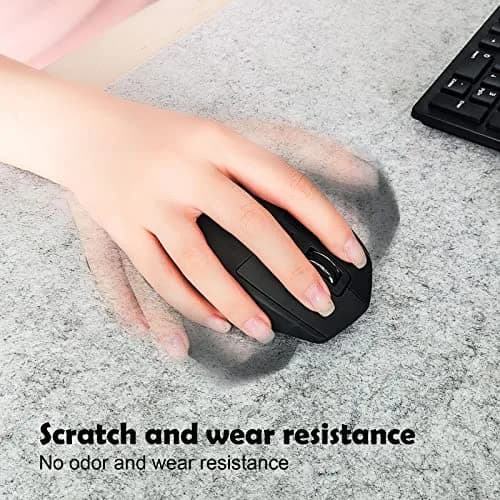 DAWNTREES Extra Large Felt Desk Mat 140x60cm (55''x23.6'') | Noise Reduction Writing Mat thumbnail 4