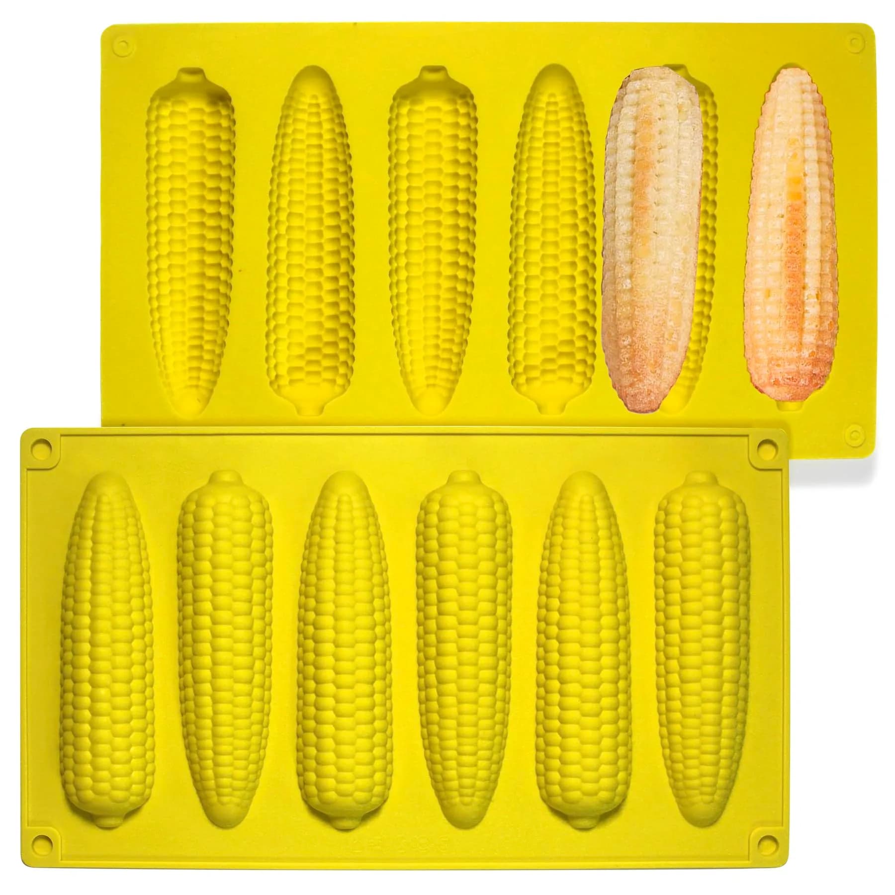 Sidosir Corn Stick Mold Silicone for Baking | 6-Cavity Non-Stick Cake Pan (11" x 6.3")