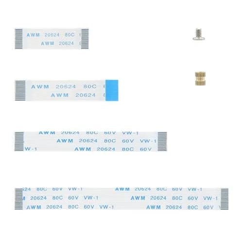 Geekworm PCIe FFC Ribbon Cable Set 30mm/50mm/80mm | Supports Raspberry Pi 5 & NVMe SSD thumbnail 1