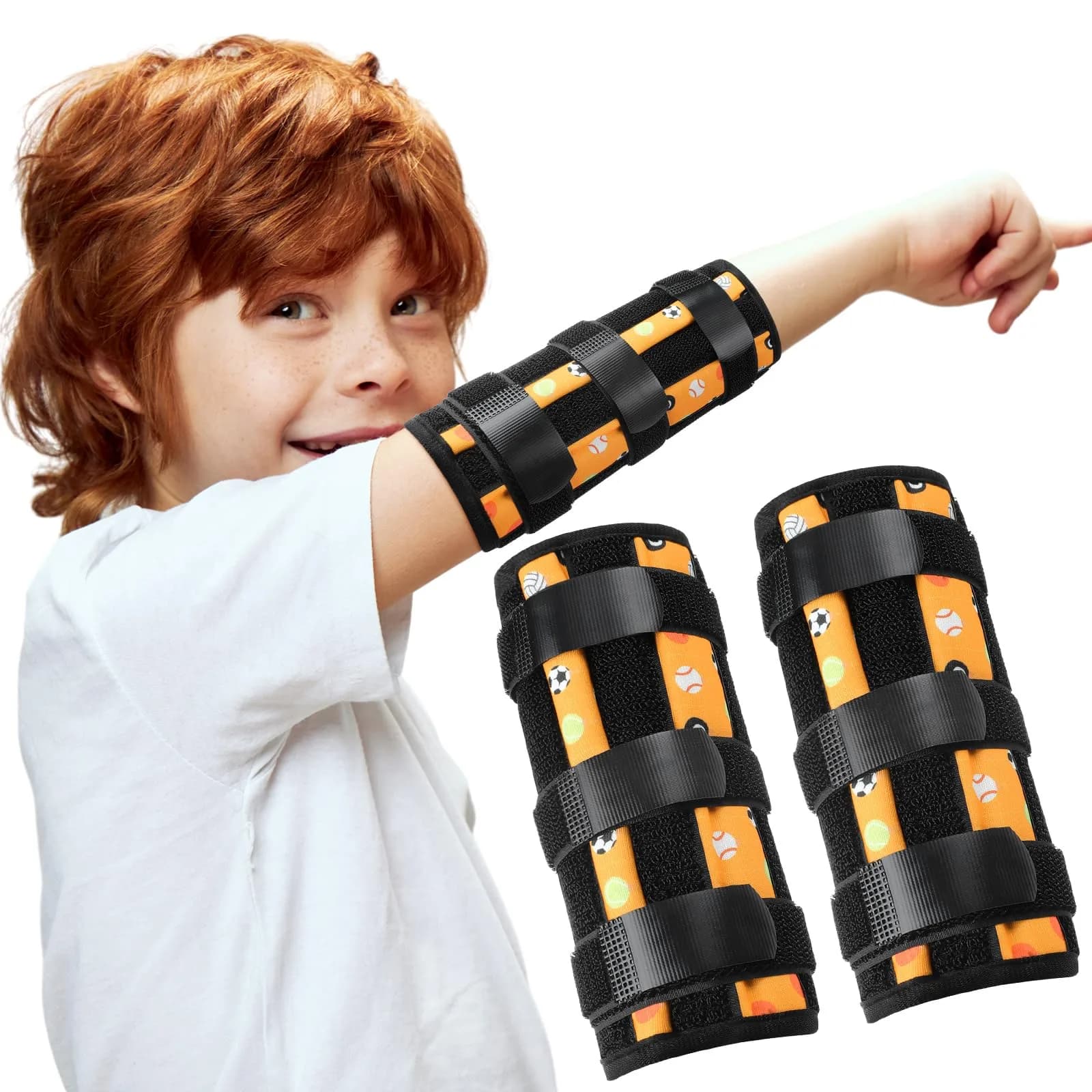 Threlaco 2 Pack Thumb Sucking Stop for Kids 4.5-8 inch Elbow Circumference | Pediatric Finger Sucking Guard - main product image