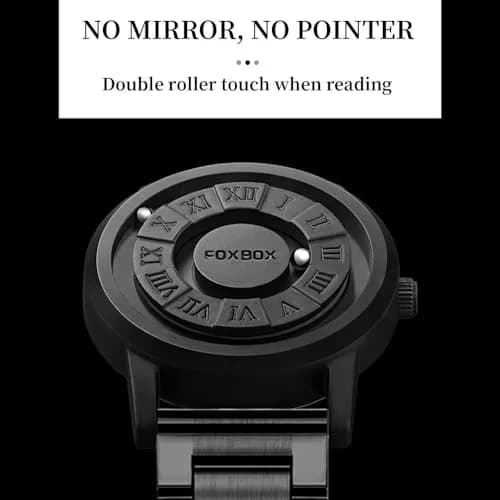 Weicam Unisex Magnetic Levitation Balls Dial Watch 42mm (1.65 inch) | Unique Roman Numerals Quartz thumbnail 7