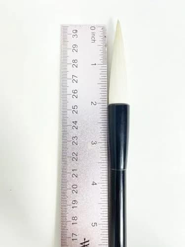 Easyou Hu Brush Chinese Brush for Calligraphy and Sumi Drawing Goat Hair Mixed Pig Hair 1.4cm (0.53") D x 5.5cm (2.16") L | Professional Art Brush for Ink Painting thumbnail 4