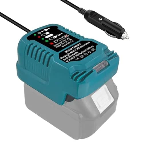 TPDL Mini Charger for Milwaukee M18 18V Battery | Compact 2A Output, 100-240V Input — CAR Charger for Makita