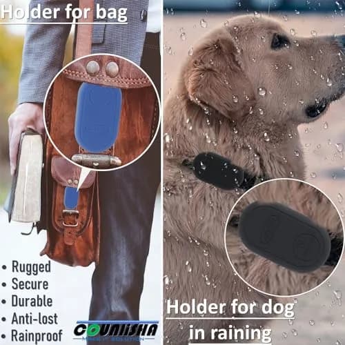 Counlisha Silicone Holder for Galaxy SmartTag2 2023 | Waterproof, Dustproof, Shockproof for Dog Collar (4 Packs) thumbnail 7
