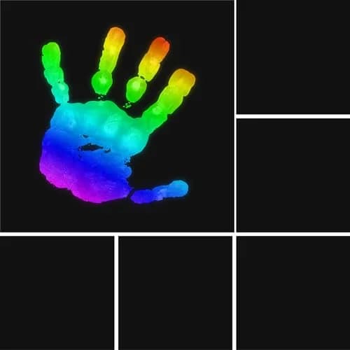 Spakon Heat Sensitive Sheets 6 x 6 Inch (15 x 15 cm) | Color Changing Liquid Crystal Science Experiment Material thumbnail 1