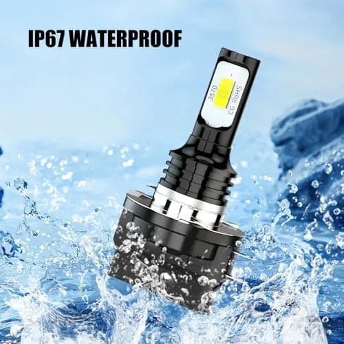 Yumfugu 2 PCS H11B Fog Light Bulbs 6000K | Super Bright 4000LM, Plug & Play, Universal for Most Cars thumbnail 4