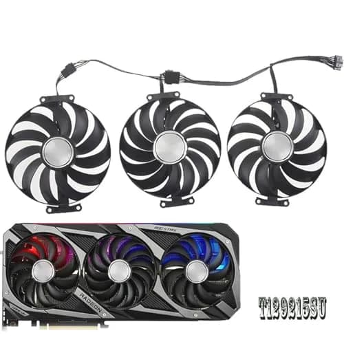LTANDBR 95mm Graphics Card Fan for ASUS ROG Strix RTX 3060 3070 3080 Ti 3090 | DC 12V, 7-Pin Header, 18dB Noise thumbnail 2