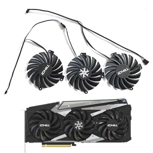 LTANDBR CF-12915S/CF-12910S GPU Cooler for INNO3D RTX 3070/3070Ti/3080/3080Ti/3090 iCHILL X4 Graphics Card Cooling Fan thumbnail 1