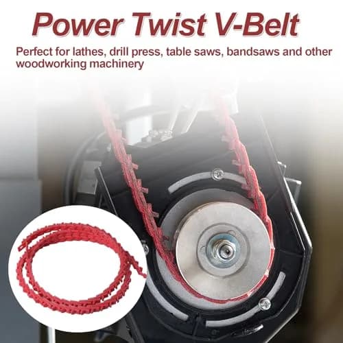 Poweka Adjustable Link V-Belt 1/2-Inch x 10 Feet (15.24 cm x 3.05 m) | Easy Install, Low Vibration, High Strength thumbnail 6