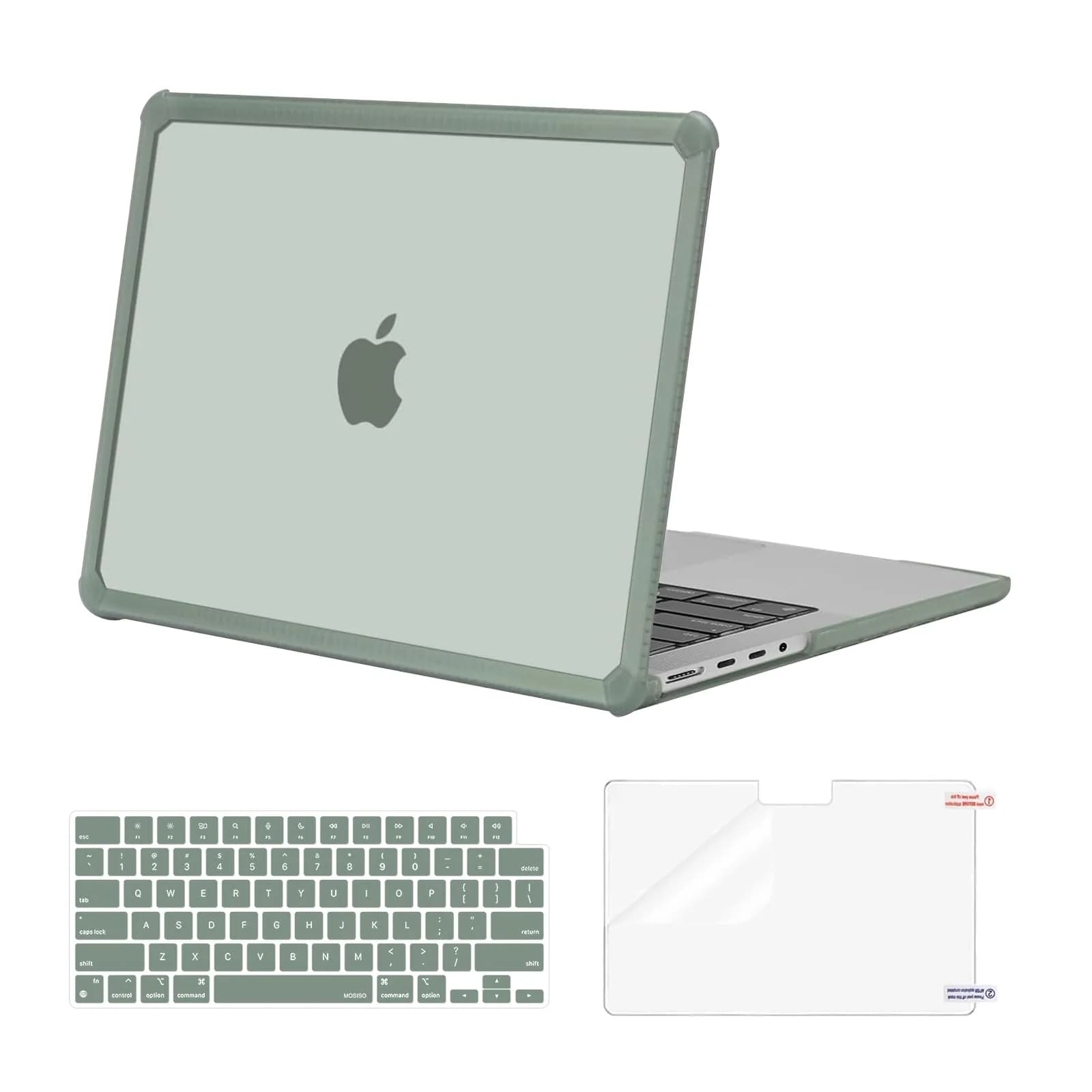 MOSISO Compatible with MacBook Pro 14 inch Case M5 M4 M3 M2 M1 2026-2021 | Shock-Absorbing Hard Shell & Full Protection