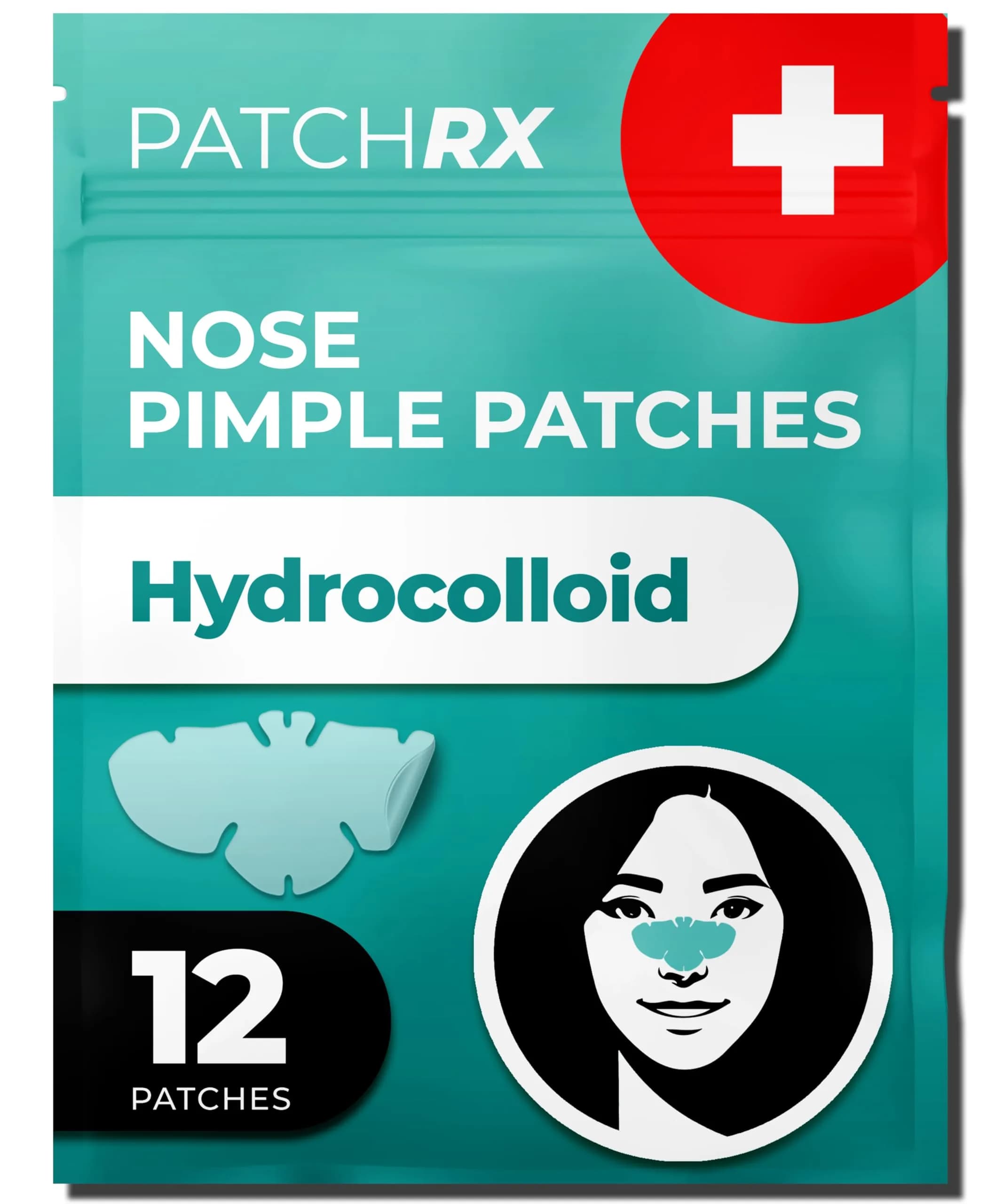 PatchRx Micro Needle Pimple Patch 18 Count | Hydrocolloid Micropoint Acne Treatment — F. Nose Pimple Patches
