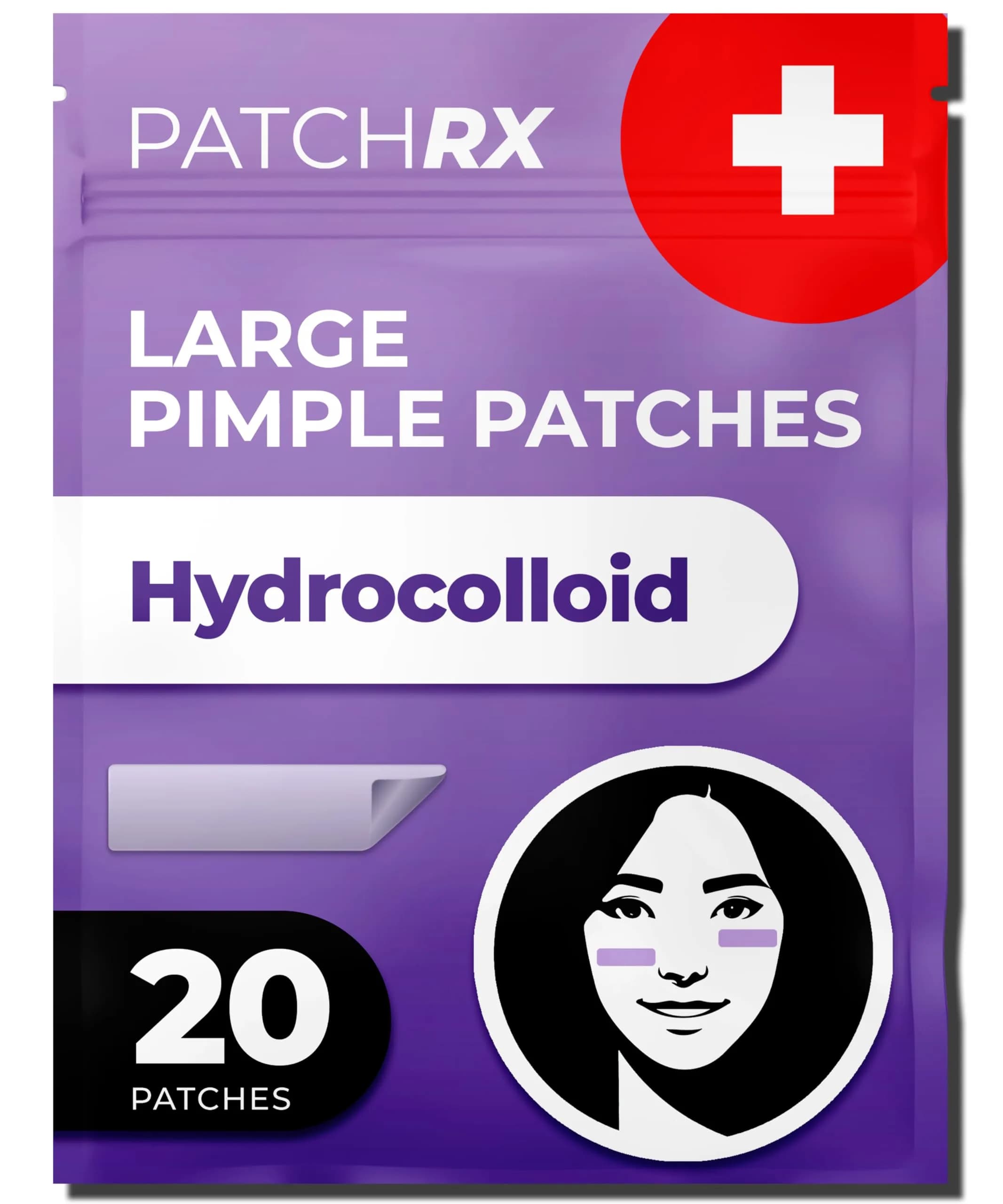 PatchRx Micro Needle Pimple Patch 18 Count | Hydrocolloid Micropoint Acne Treatment — Patch