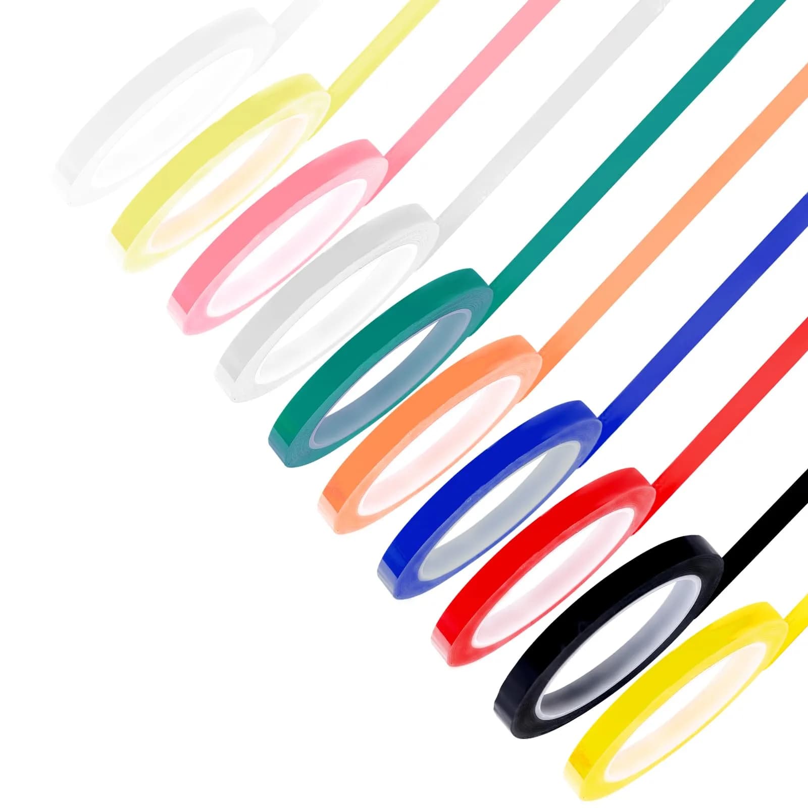 PEUTIER Autoclave Indicator Tape 6mm x 66m | 10 Color Rolls for Surgical & Dental Instruments - main product image