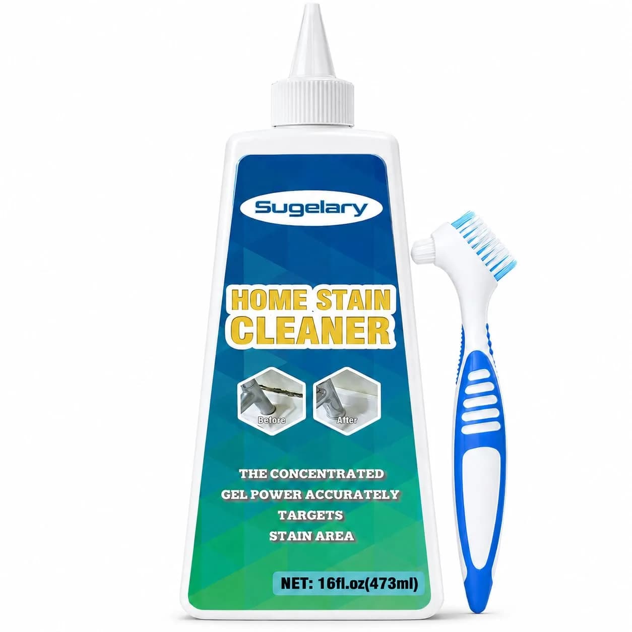 Sugelary Household Washing Machine Cleaner Gel 473ml (16 Fl Oz) | Cleans Grout, Sinks, Showers