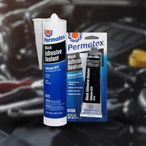 Permatex Black Silicone Adhesive Sealant 3 oz. Tube (177ml / 6 oz. Pack of 2) | Bonds, Seals, and Repairs Glass, Metal, Plastic, and More thumbnail 5