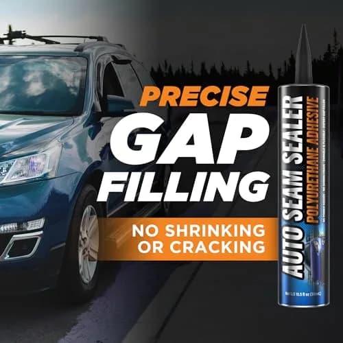 FORTIVO Professional Automotive Seam Sealer White 300ml (10 Fl Oz) | Paintable Quick-Set Polyurethane Auto Body Sealer thumbnail 4