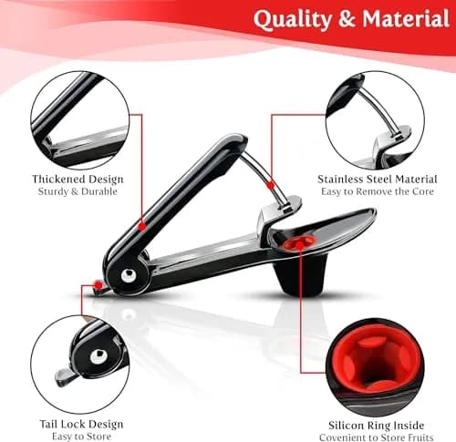 Namre’ Cherry Pitter Tool - Stainless Steel Cherry Pit Remover | Effortless & Safe thumbnail 4