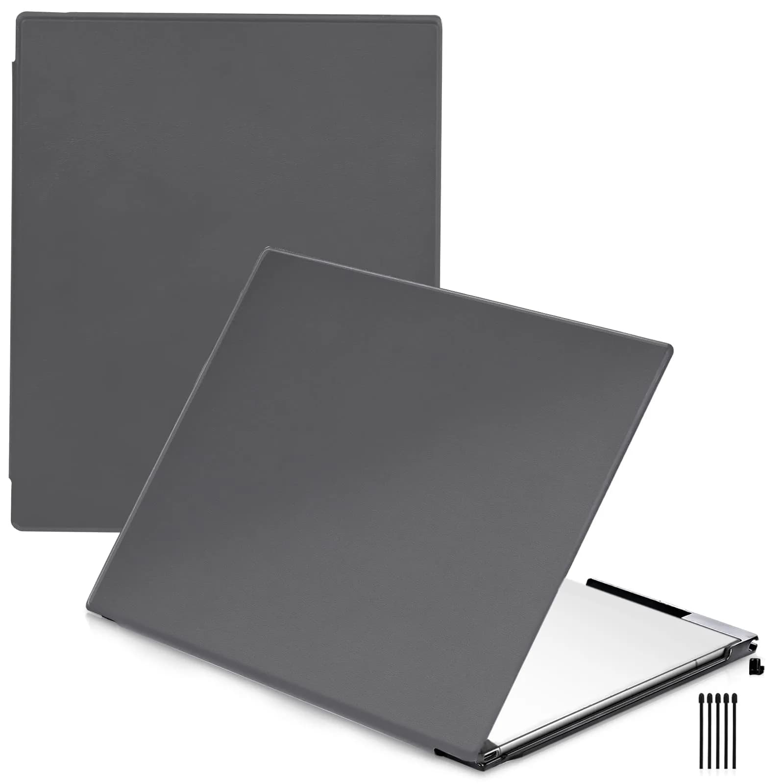 QIOFEARTH Case for Remarkable 2 Paper Tablet 10.3" 2020 | Slim Protective Cover with Pen Holder — Steel Gray