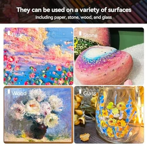 Paul Rubens Oil Pastels for Artists, 72 Floral Colors Soft Oil Pastel Set | Vibrant and Creamy Art Supplies thumbnail 2