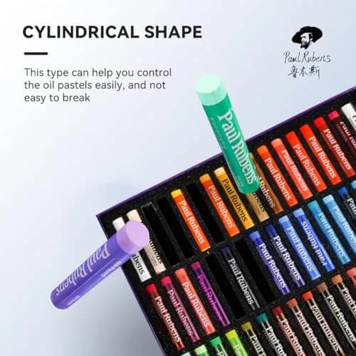 Paul Rubens Soft Oil Pastels 51 Count (70 mm x 12 mm) | Vibrant Colors for Artists & Students thumbnail 3