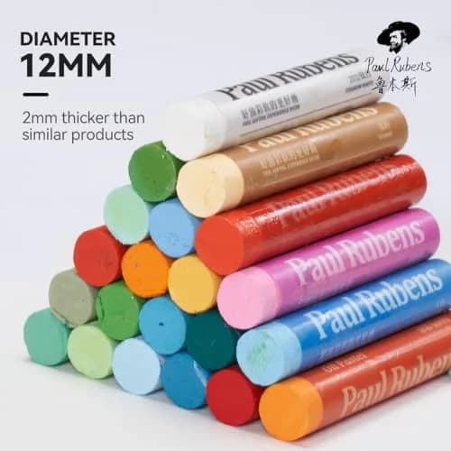 Paul Rubens Oil Pastels for Artists, 72 Landscape Colors | Vibrant & Creamy, Soft Oil Pastels for Sketching & Painting thumbnail 7