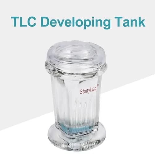 stonylab TLC Developing Tank Borosilicate Glass Small TLC Chamber | Lab Equipment for Thin Layer Chromatography thumbnail 3