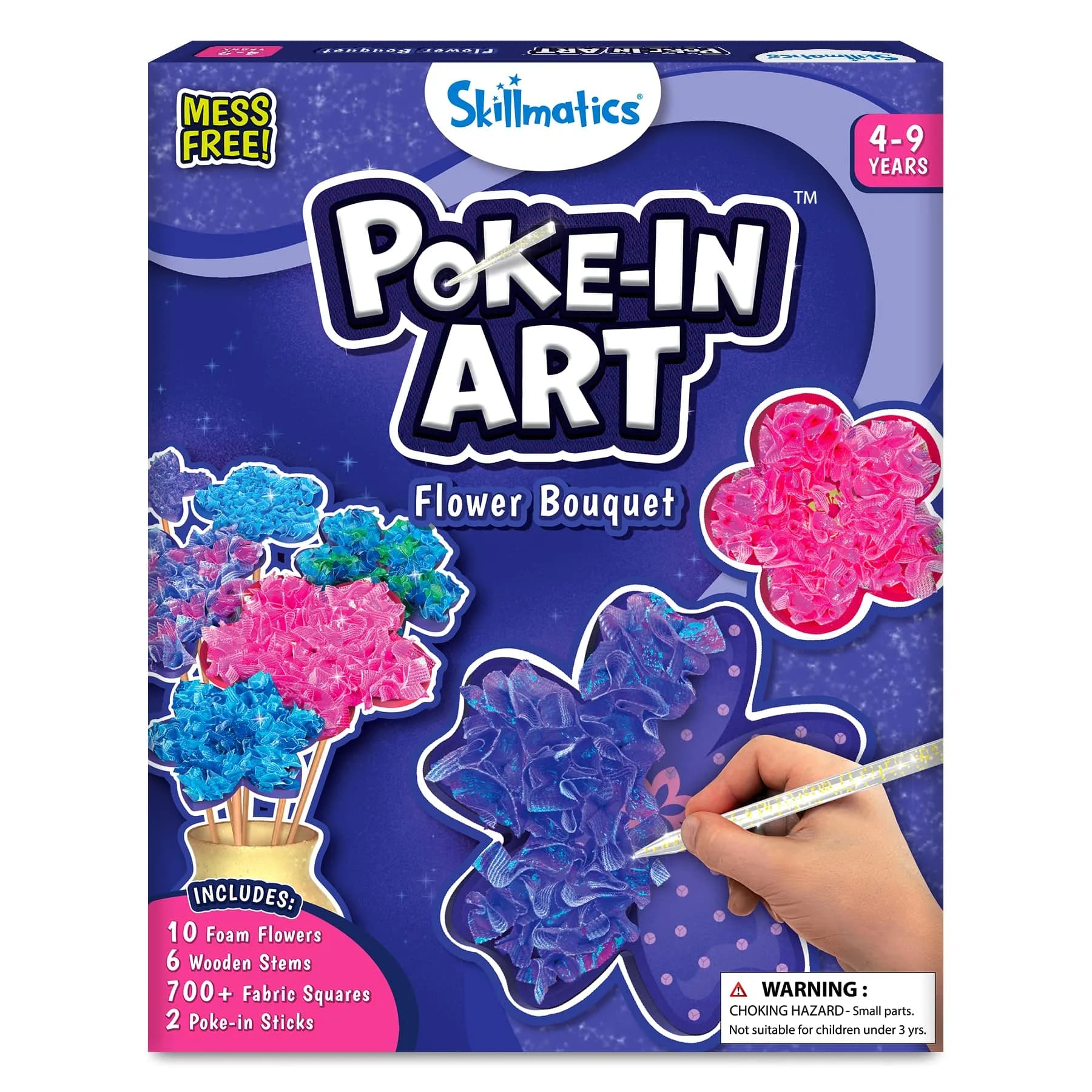 Skillmatics Poke-in Art Flower Bouquet Wood Craft Kit | Mess-Free DIY Decor for Kids Ages 4-9 — 2. Flower Bouquet