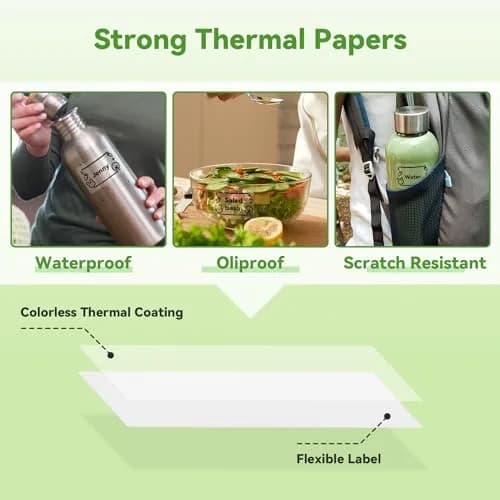 Phomemo Transparent Thermal Labels 230PCS | Waterproof, Oil-Resistant, Compatible with M110/M220 thumbnail 3