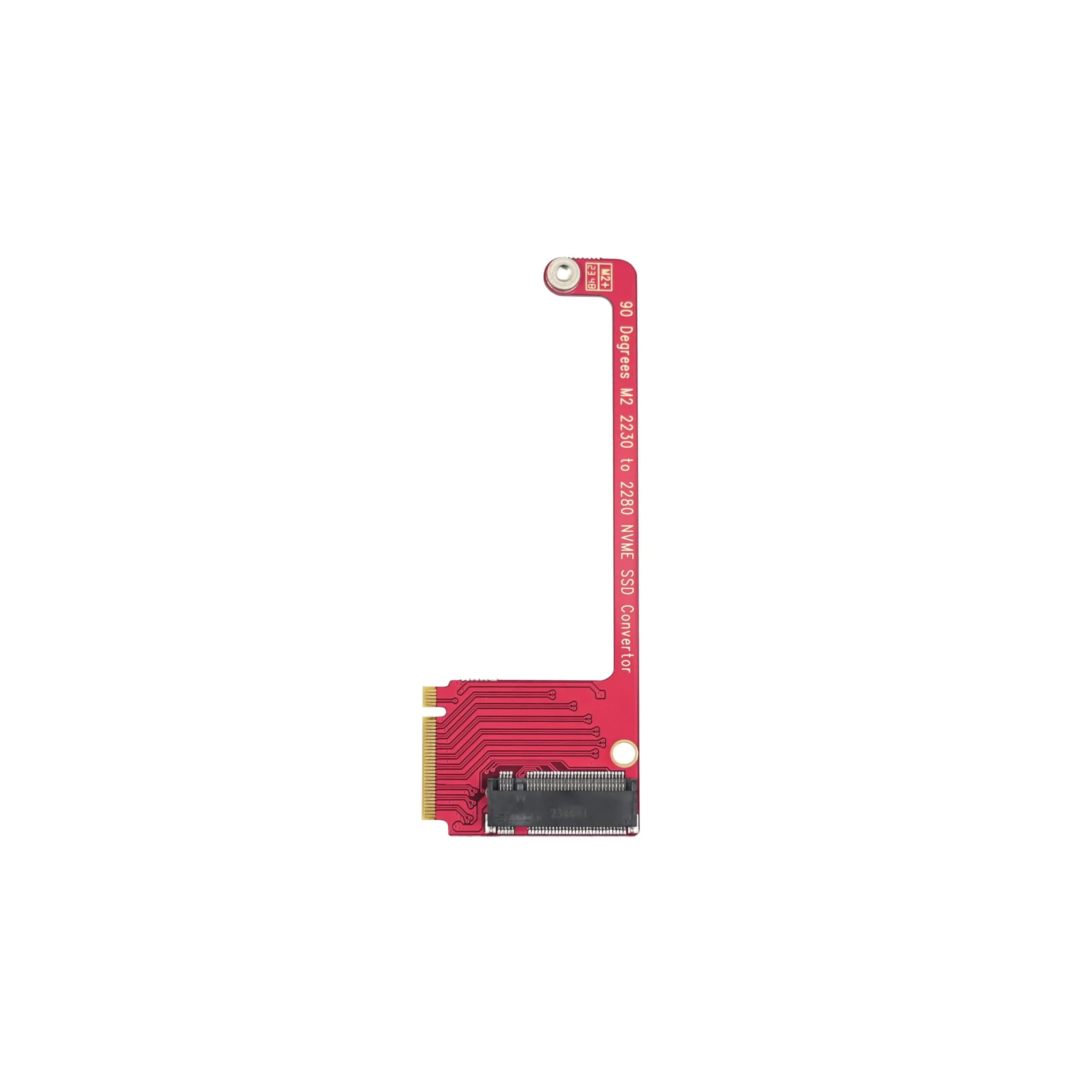 LinksTek ASC-3080 NVME SSD Convertor for ROG Ally Gaming Handheld, Expand M2 2230 Type SSD to M2 2280 Type SSD with 90 Degree Conversion - main product image