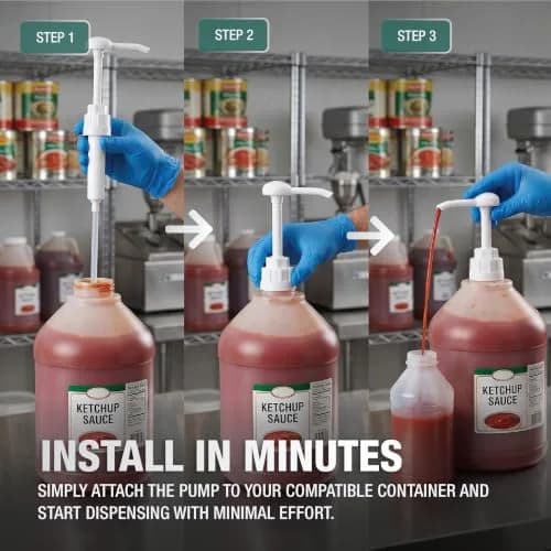 PERMINKS 5 Gallon Pump Dispenser (18.9 L / 12-Pack) | Dispenses Liquids from Buckets & Jugs thumbnail 6