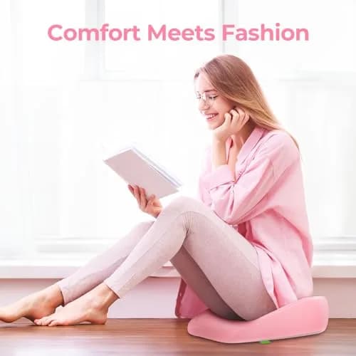 AUVON Donut Seat Cushion for Tailbone Pain Relief, Orthopedic Memory Foam Coccyx Pillow 42cm x 41cm (17.2''L x 16.2''W) thumbnail 5