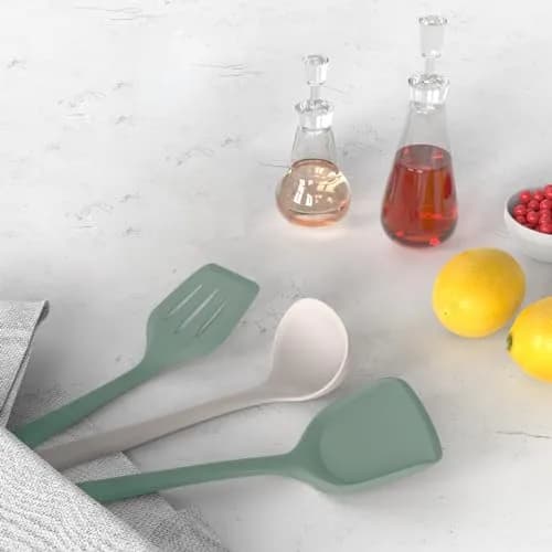 AOTHOD Silicone Cooking Utensils Set - Heat Resistant 446°F | BPA Free Kitchen Gadgets thumbnail 5