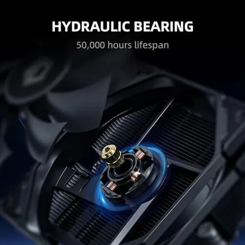 ID-COOLING IS-40-XT Black 47mm Low Profile CPU Cooler | 4 Heatpipes, Support Intel & AMD Sockets thumbnail 5
