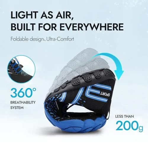 ATHMILE Water Shoes for Women Men Beach Swim Pool Quick Dry | Anti-slip Toe Cap thumbnail 5