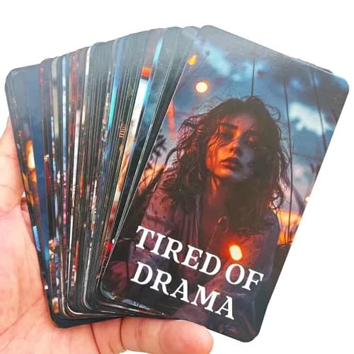 GZXINKE Spill The Beans Oracle Cards 56 Cards (7cm x 12cm) | Revealing Hidden Truths thumbnail 5