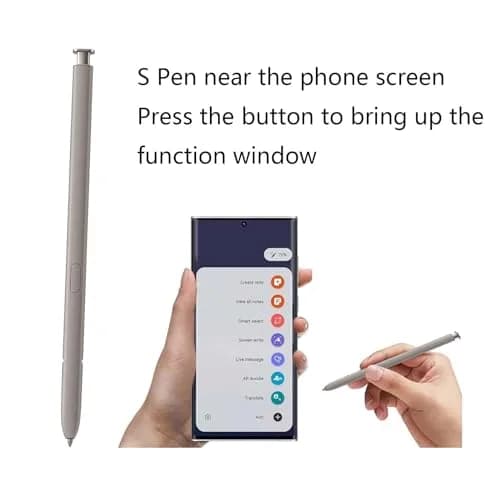 CaoXiong S24 Ultra S Pen Replacement for Samsung Galaxy S24 Ultra Stylus (Light Gray) | Aluminum Stylus Pen for Touch Screens thumbnail 4