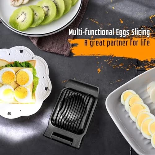 REDSETS Multipurpose Heavy Duty Aluminium Egg Slicer with Stainless Steel Wire | Slices 11 Egg Pieces thumbnail 6