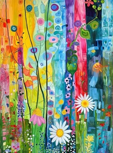 Cross & Glory City Garden Rainbow Retreat 1000-Piece Puzzle | Vibrant Urban & Floral Scene thumbnail 1