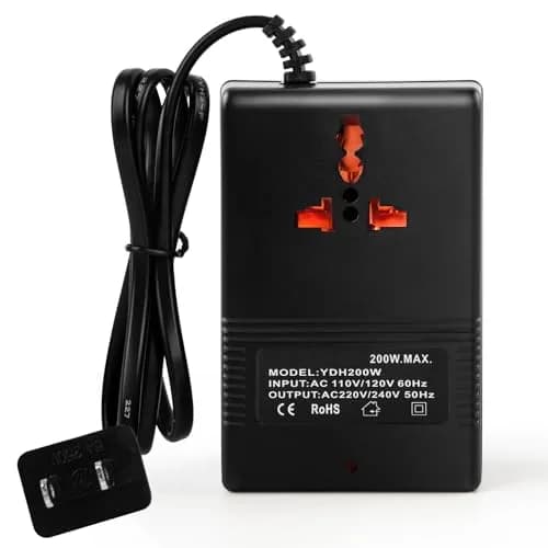 autotron 200W Voltage Transformer Power Converter 110V to 220V | ETL Certified thumbnail 1