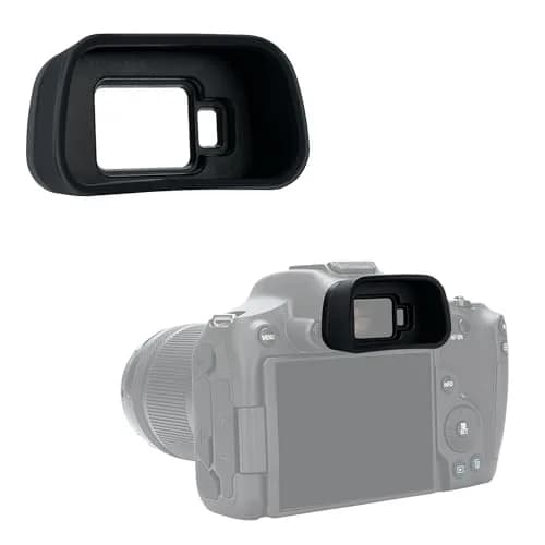 KIWIFOTOS Long Soft Eyecup Eyepiece Viewfinder for Canon EOS R7 Camera | Blocks Stray Light thumbnail 1