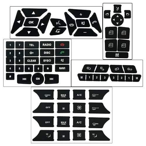 runfider Car Interior Stickers Decals for Mercedes Benz W176 W246 W204 W212 W218 R172 R231 | High-Quality Vinyl Repair Kit thumbnail 1