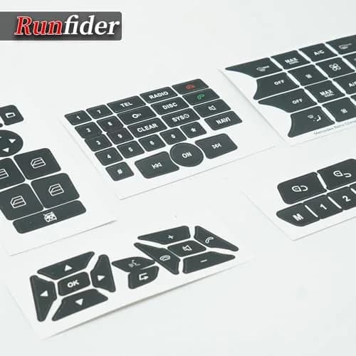 runfider Car Interior Stickers Decals for Mercedes Benz W176 W246 W204 W212 W218 R172 R231 | High-Quality Vinyl Repair Kit thumbnail 6
