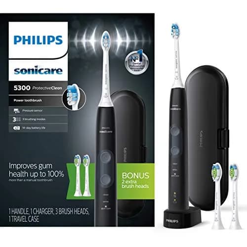 Philips Sonicare Cordless Power Flosser 3000 Mint & ProtectiveClean 5300 Electric Toothbrush | Healthier Gums & Cleaner Teeth thumbnail 5