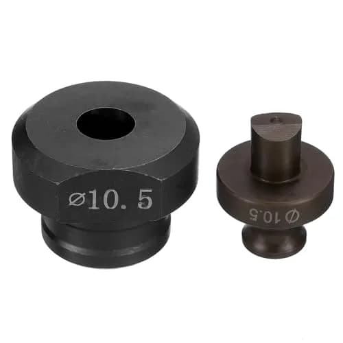 HARFINGTON Hydraulic Hole Punch Die 10.5mm | Precise Round Hole for Steel & Aluminum thumbnail 1