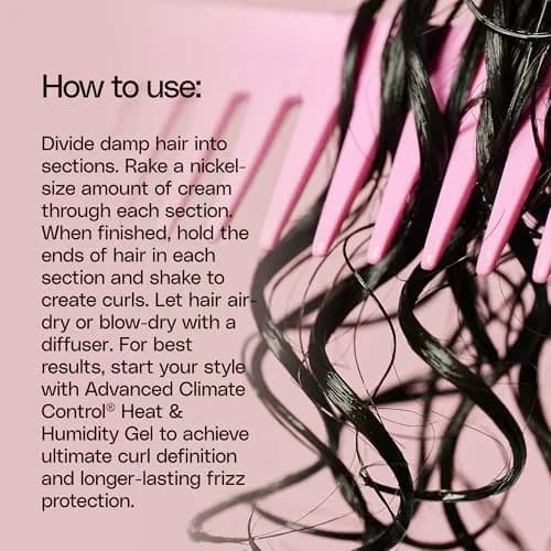 Ouidad Advanced Climate Control Featherlight Styling Cream, 16 Fl Oz | Soft Hold for Curly Hair with Nano Technology thumbnail 4
