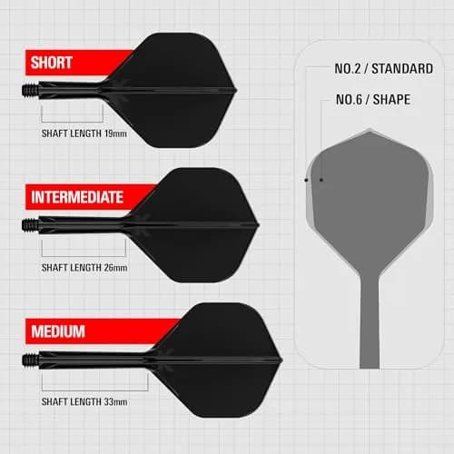 Target Darts K-Flex Integrated Dart Flights and Shafts No.2 | Professional Dart Accessories thumbnail 3