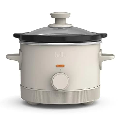 BELLA 1.5 Qt Slow Cooker with 3 Heat Manual Control | Ceramic Nonstick Coating & Dishwasher Safe thumbnail 1
