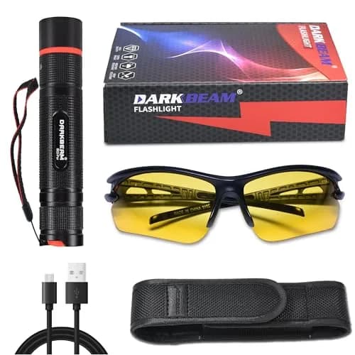 DARKBEAM UV Flashlight 365nm Black Light Woods Lamp | Portable Pet Urine & Currency Detector thumbnail 9