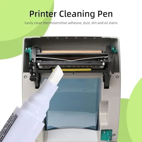 Deftun Thermal Print Head Cleaning Pens 12pcs (0.5in x 0.5in x 5.5in) | For Receipt, Shipping, Label, POS, Card Printers thumbnail 2
